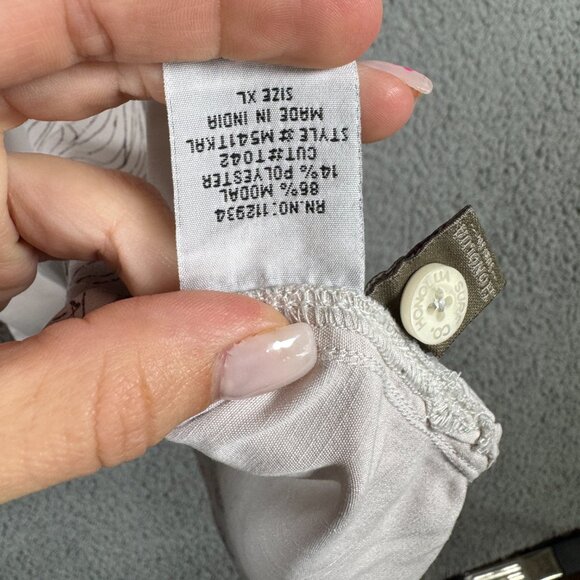 VTG Honolua Surf Co Hawaiian Shirt Men Size XL Beige Summer Floral Beach Cuban - Picture 12 of 14